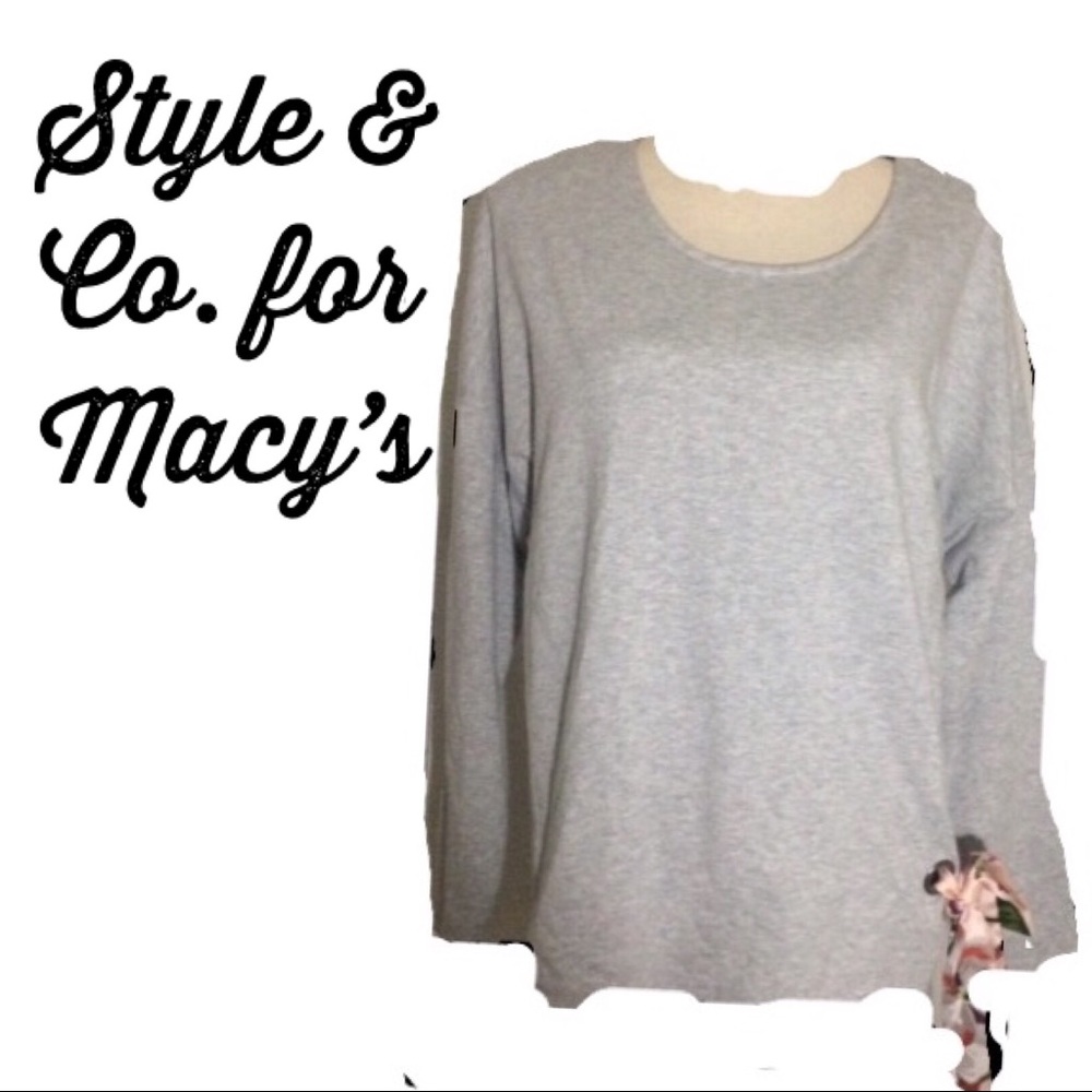 NWT Style & Co for Macy’s women’s sweat top